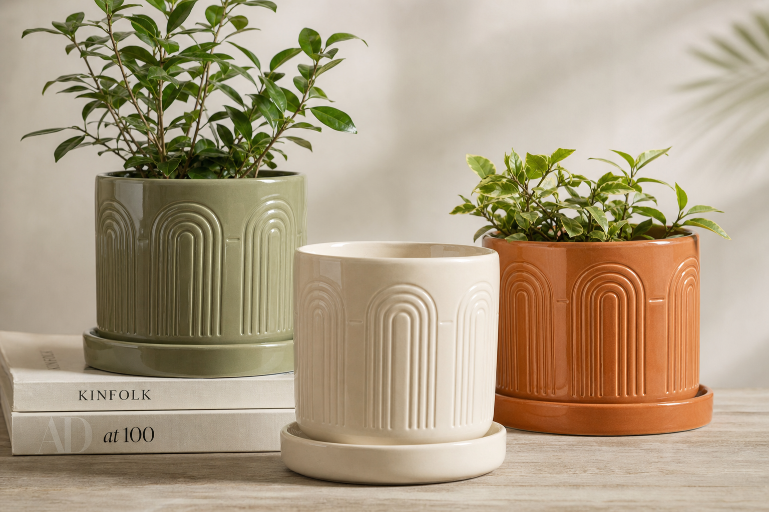 Ceramic Pot Set (3pc)